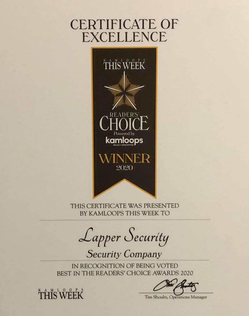 Readers Choice Award